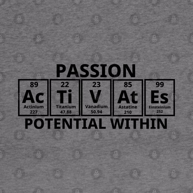 Passion Activates Potential Within by Texevod